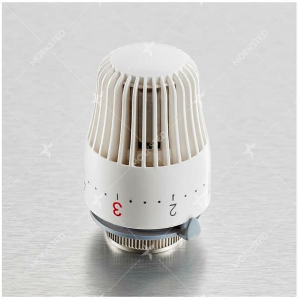 Sæt med 4 termostater til udskiftning af termostater til radiatorventiler