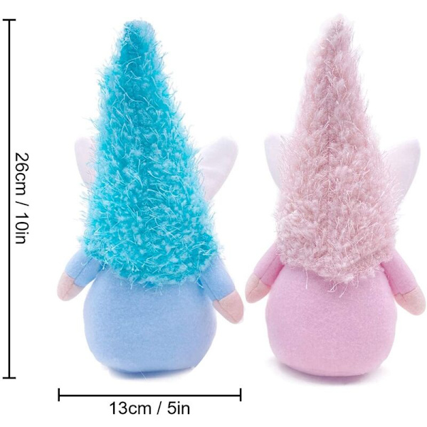 Påskhare Gnomes Plysch-Påsk Gnome Elf Docka Semester Gnomes Heminredning för Söta Påskhare