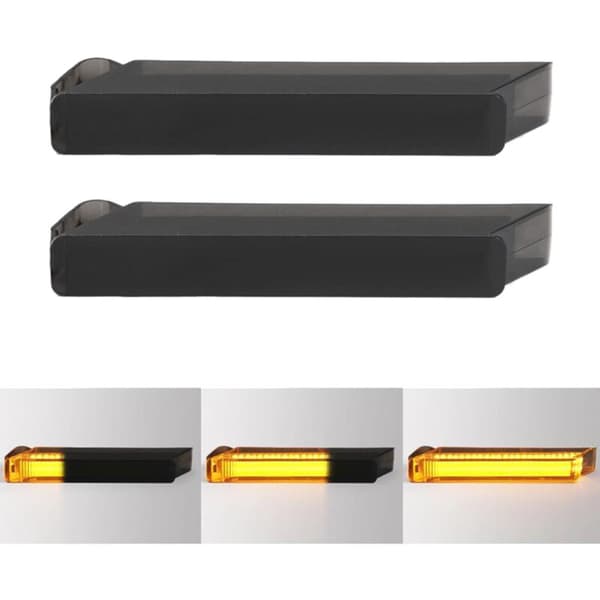 LED-blinklys for sidespeil til bil, dynamisk blinklys for Expedition Mark Black