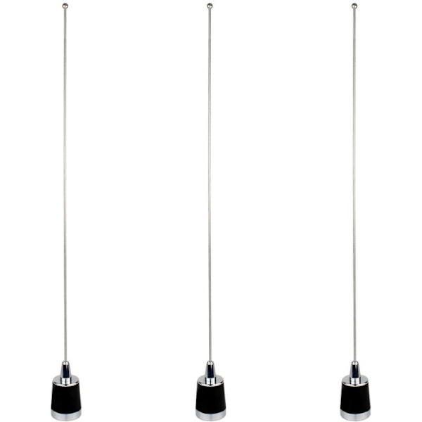 3X SDN1 NMO Dobbelbåndsantenne 144 / 430MHz VHF UHF Bilmobilradio 100W