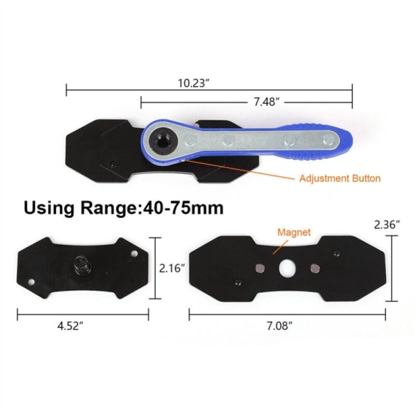 Ratchet bremsekaliber justeringsværktøj bremsekaliber justerer bremsekaliber returværktøj