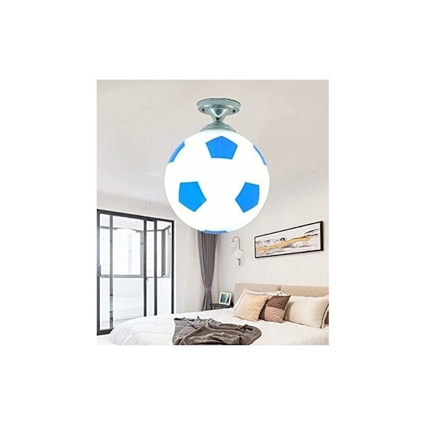 Fotball Taklampe, Barnelampe, Innendørsbelysning, Kreativ Personlig Lysekrone, Stue Spisestue Soverom Varmt Lys 20CM