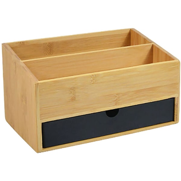 Separeret kosmetisk skuffe opbevaringsboks skrivebord organizer skrivebord opbevaringsboks kontor hudpleje rack sort S