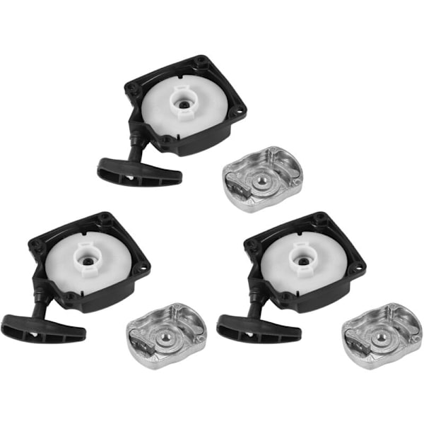 3X Recoil-käynnistin hammaspyörillä 33Cc 43Cc 47Cc 49Cc 50Cc Dirt Pocket Bike Scooter Chopper Quadille