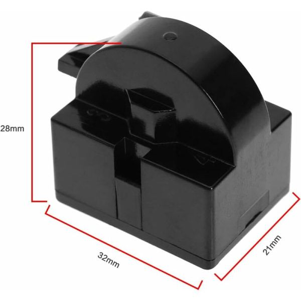 2 kpl jääkaapin käynnistysrele 15 ohmia 1 nastan PTC käynnistysrele korvaavat osat pakastimen kompressorin vastus