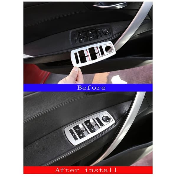 Fönsterlyftknappar Ram Trim Stickers 4 st/set för X3 E83 2006-2010