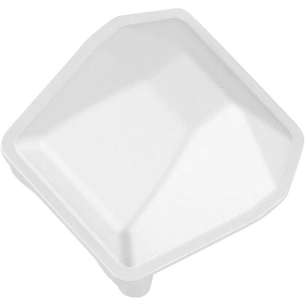 Metall bakakseldekselhus for Axial SCX6 AXI05000 1/6 RC bil oppgraderingsdeler tilbehør, sølv