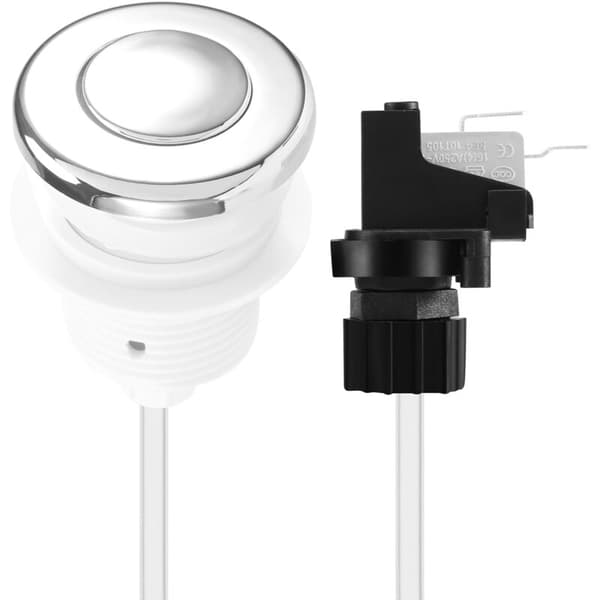 16A På/Av Trykknapp Jetbryter for Badekar Spa Avfall