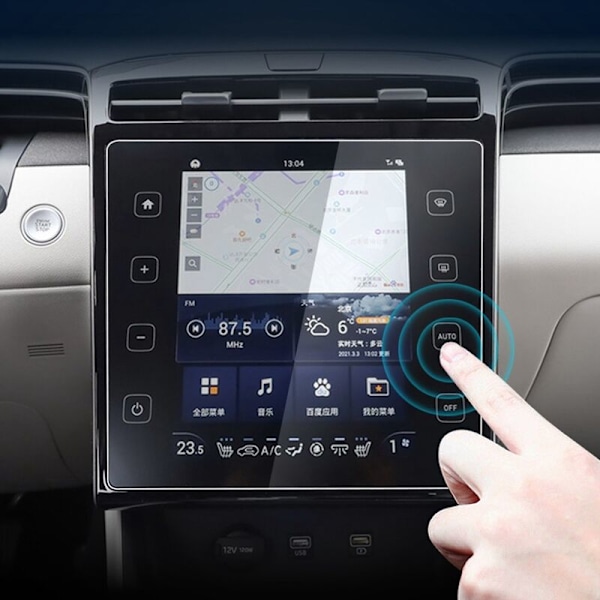 GPS-navigering för bil, skärmskydd av härdat glas, radiofilm, passar till L 2021