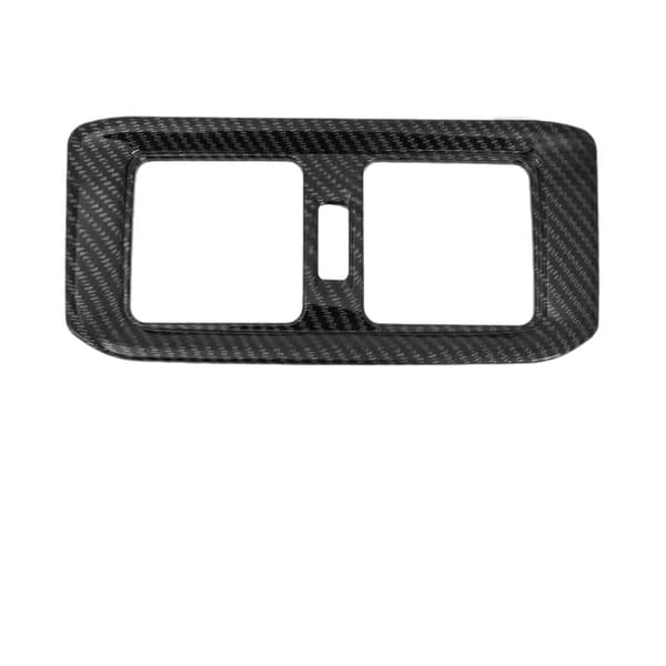 Bils luftkonditionering ventilationsöppning täck trim armstöd låda halv pack bakre för 4 2019 2020 benfiber bilstyling het