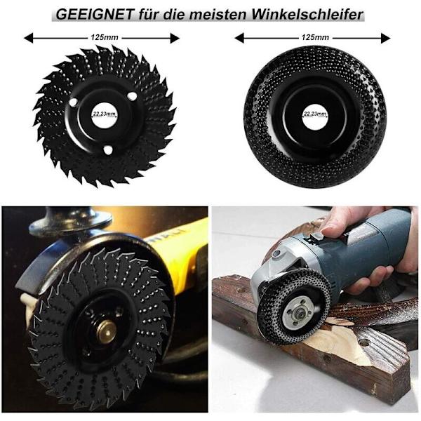 Träskivaskiva, 125 mm slipskivor, träskivaskiva, volframkarbidvinkelslip, hjul för vinkelslip--