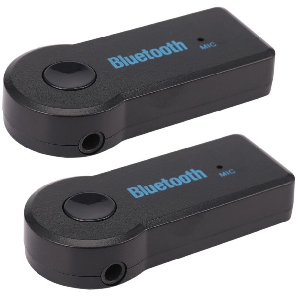 2X Bluetooth 3,5 mm AUX Audio Stereo Music Car Receiver Adapter