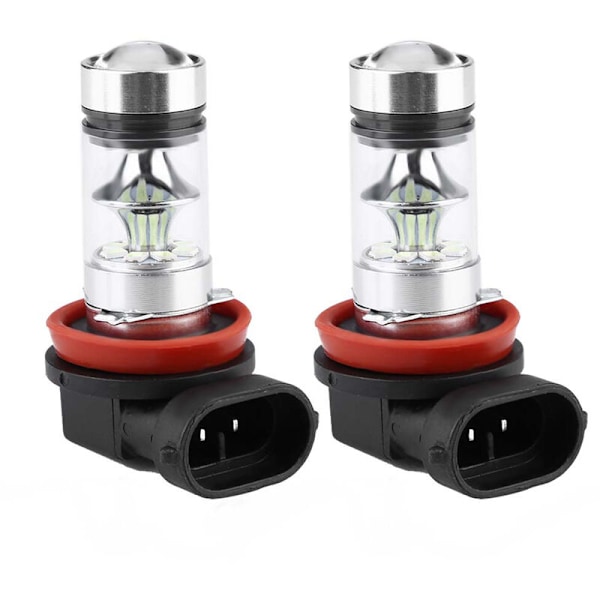 Sininen polttimo 2x H8 H11 8000K Vaaleansininen 100W LED-ajovalot Sarja Sumuvalot Ajovalo Auto LED-lamput Auto LED-lamput Auton lamput