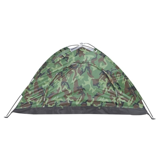 1-personers bärbar utomhuscampingtält utomhusvandring resecamouflage camping tupplur tält