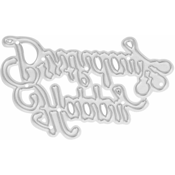 Fødselsdagsfestkort Metal Skæredør Til Scrapbooking Stencils DIY Album Kort Dekoration Embossing Folder Die Craft Dies