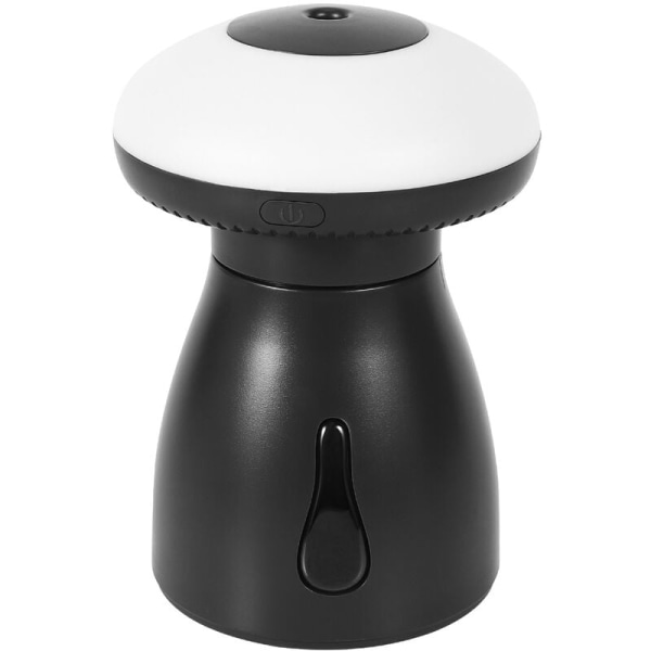 Multifunctional Mushroom Lamp Humidifier Office Home Air Mini USB Humidifier with Black Night Light