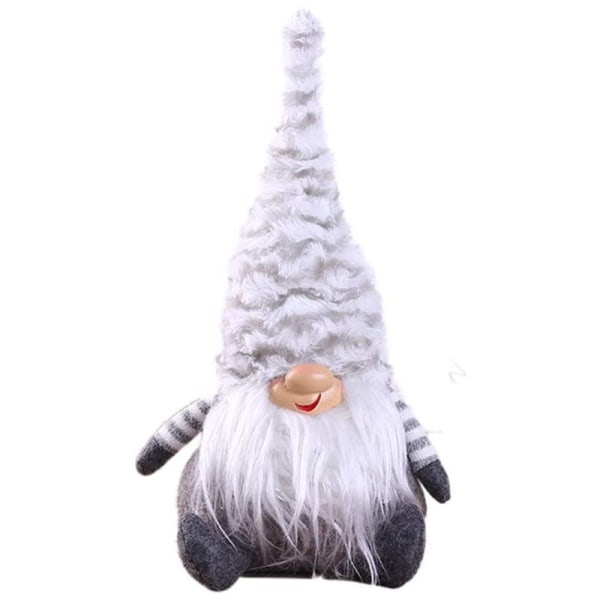 Julemand Tomte Lang Hat Håndlavet Gnome Hjem Indretning Samleobjekter Dukker Desktop Ornamenter Feriegave