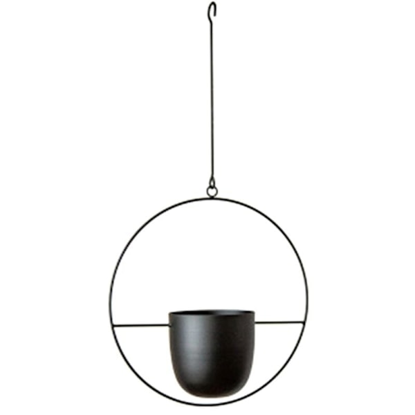 Metall Hengepotte Plante Henger Kjede Henge Planter Kurv Blomsterpotte Planteholder Hjem Hage Balkong Dekorasjon