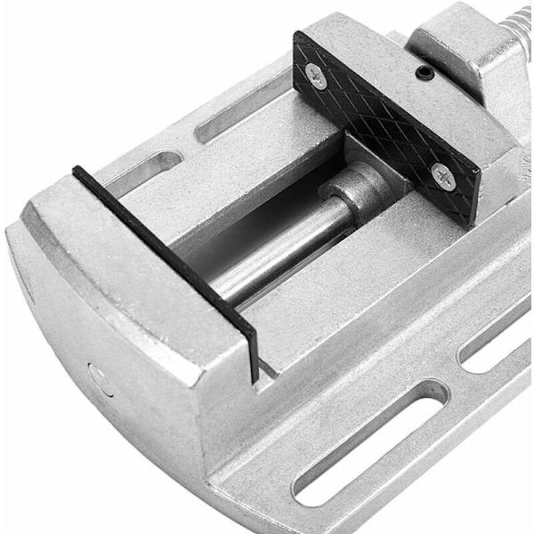 2,5 tums borrskruvstäd i aluminiumlegering, kraftig skruvstäd för borrpresshållare, miniskruvstäd, platta tänger, minibordskruvstäd, reparationsverktyg