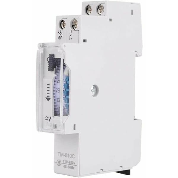 Rail Time Switch Intelligent DIN Rail Timing Control Switch TM610C 220V Timer Relay för gatubelysning