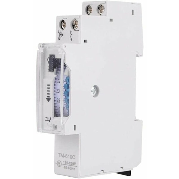 Rail Time Switch Intelligent DIN Rail Timing Control Switch TM610C 220V Timer Relay til gadebelysning