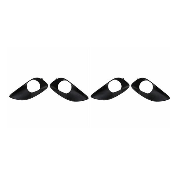 4X Tåkelysgrill Deksel Ramme for Vios/ (XP90) 2007-2013 Automatiske Tåkelys Deksel