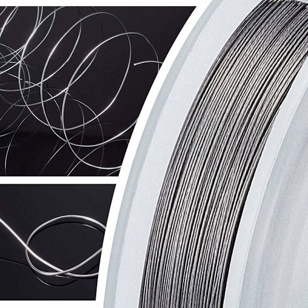 Smykke Wire, 0,3 MM Metal Kobber Wire, Perle Wire Smykke Wire Sæt, Guld, Sølv, Kobber, 3 Ruller（15m3mm）