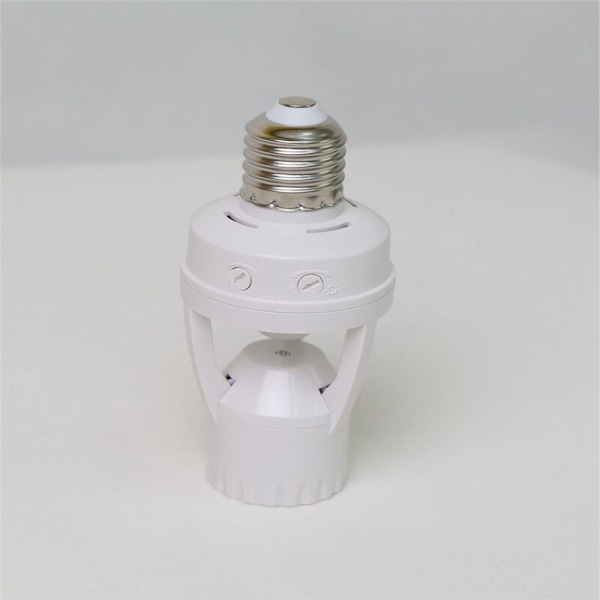 360 graders PIR menneskelig induktionsbevægelsessensor LED natlys base AC110V-220V forsinkelsestid justerbar switch