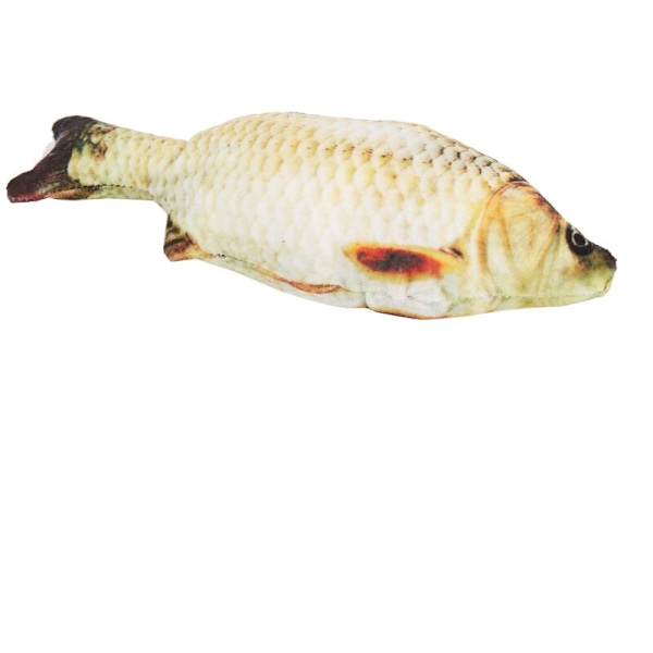 Söt fisk tuggleksak simulering fylld fisk med kattmynta interaktivt husdjursleksak för kattungar 20cm