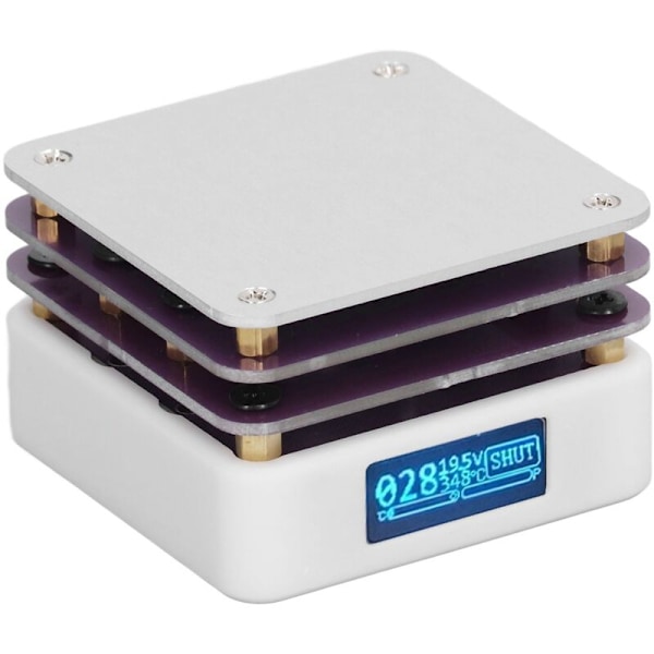 Lödstations Värmeplatta Förvärmning Mini Smart Termostat 20V för Reparation DIY Lab