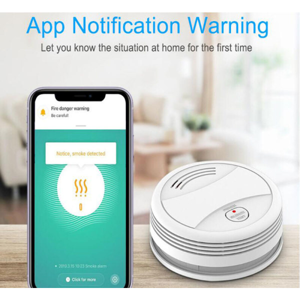 Älykäs WIFI-savunilmaisin WiFi-ilmaisin Savunilmaisin Savunilmaisin