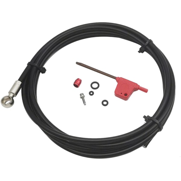 2 Meter Cykelbremsehosesæt Hydraulisk Skive Rørkabel til ETAP S700 S900 Red Level