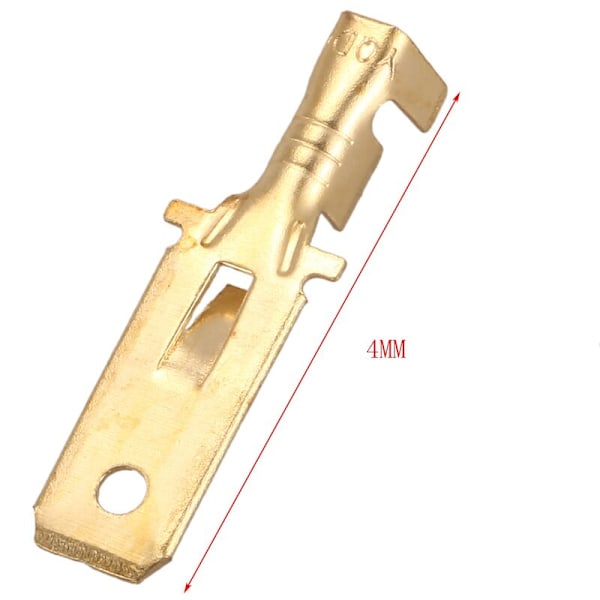 20 stk. Messing Han-kabelforbindelse 1/4\" Uisoleret Binding Post