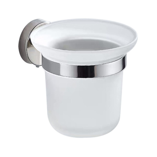 WC-huoltosetti, kromattu kylpyhuoneen WC-kupin lasi