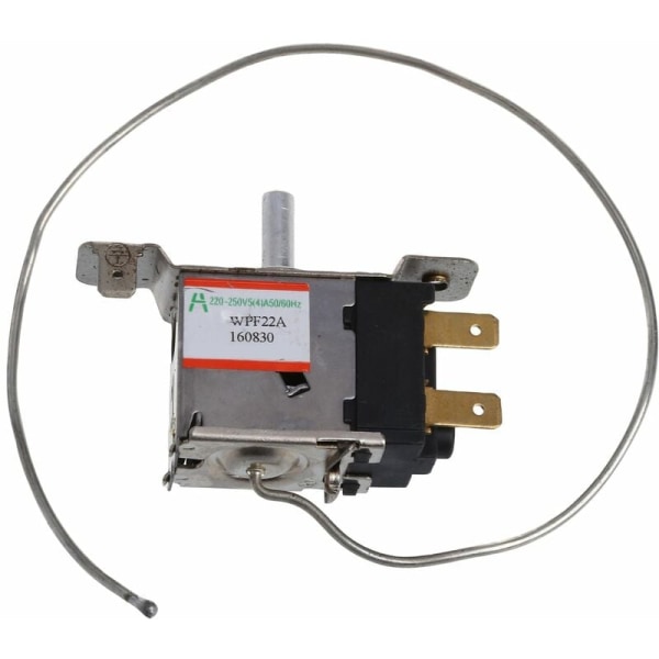 WPF22A 2-polet køleskabs termostat med 30 cm metal