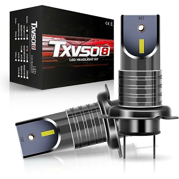 H7 LED-hovedlyskonverteringssett 110w 30000lm for bil Canbus 6000k