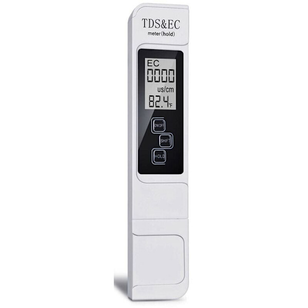 Digital TDS EC-måler Kvalitetstester 0-9999 Måling af renhed Temperaturtester