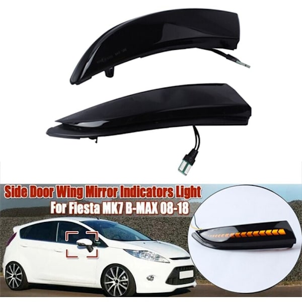 LED-blinkers för backspegel till Ford Fiesta MK7 2008-2017