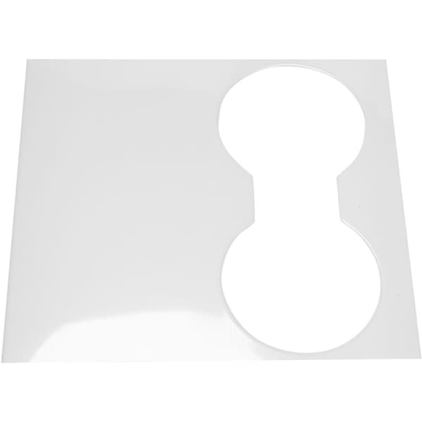 Central Control Protective Film för Model 3 / Y 2021 Automatisk Interiör Styling-Cool White