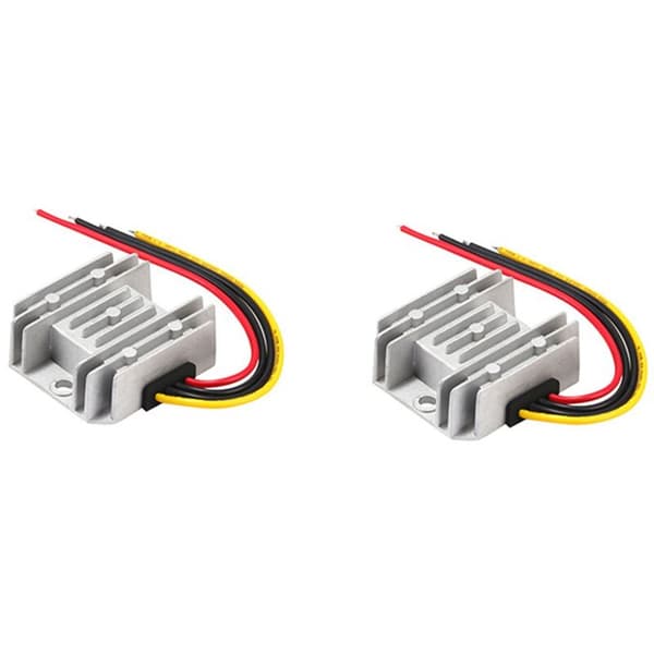 2X DC-DC Konverter 12V Opp til 24V 3A 72W Strøm Bilregulator