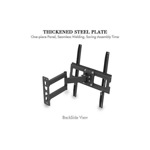 32–65 tuuman TV-seinäkiinnike - TMXD-103 TV-seinäkiinnike, kantaa jopa 35 kg, maksimi VESA 400 × 400 mm, kääntyy ylös ja alas -10 10°