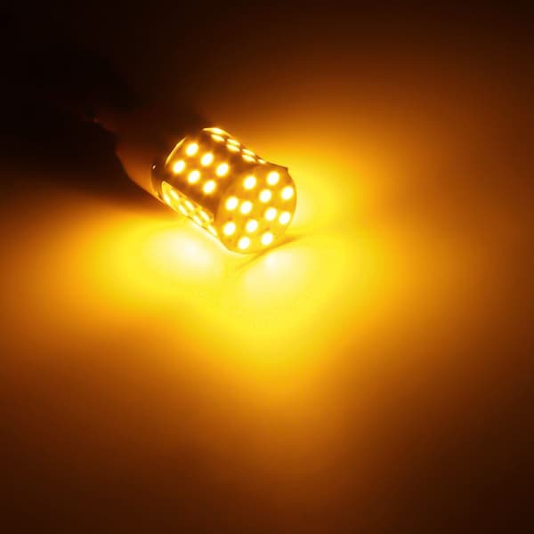1156 P21W Ba15S LED-pære 3030 42Smd Dekoding Konstant Strøm Bremslys Bil Blinklys Canbus 12V 24V