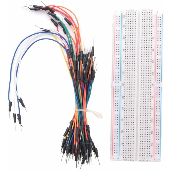 Laboratoriepanel med 830 kontakter + 70 stk. koblingskabler