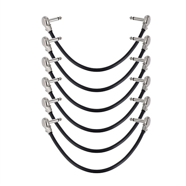 6-pakks gitarlappkabel for 12 tommers akustiske instrumenter Duckhead-effekt