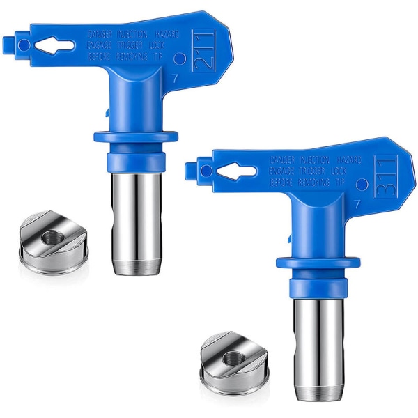 2 stk. Reversible Spraydyser Spraydyser Luft Spraydyser Luft Sprayer Spraymaskine Dele (211, 311)