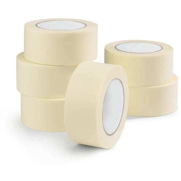 Maskeringsteip for maling og lakkering - Etterlater ingen rester - Tilgjengelig i pakker med 6-48 mm x 50 m