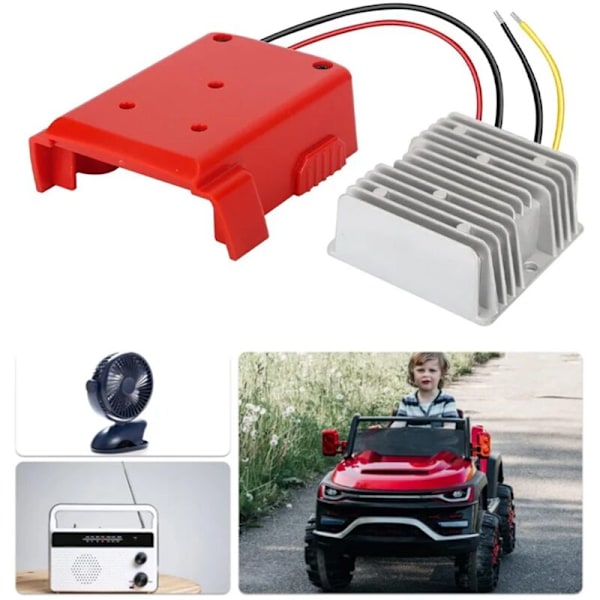 DC-jännitteen alentava muuntaja invertteri-pyörän sähkömoottorille, Buck Boost -liitin, säädin, sovitin, DIY