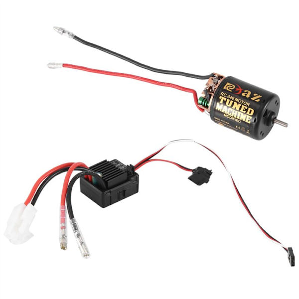 540 55T Børsteløs Motor med 1060 Børsteløs ESC 60A 2-3S Lipo Vandtæt Elektrisk Hastighedsregulator til 1/10 RC Bil