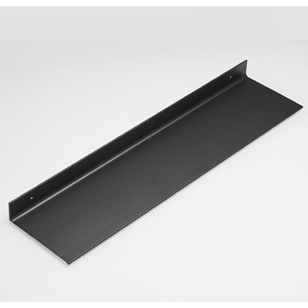 Metalliset seinähyllyt, mustat kelluvat hyllyt, kylpyhuonehyllyt, seinähyllyt, keittiön maustehyllyt (30 cm)