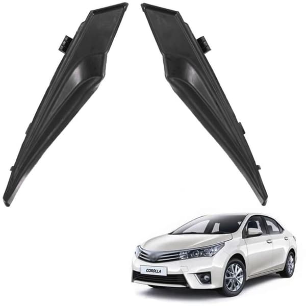 2 stk Vindusviskerhette Trim Deflektor Plate Hals Panel for 2014-2019